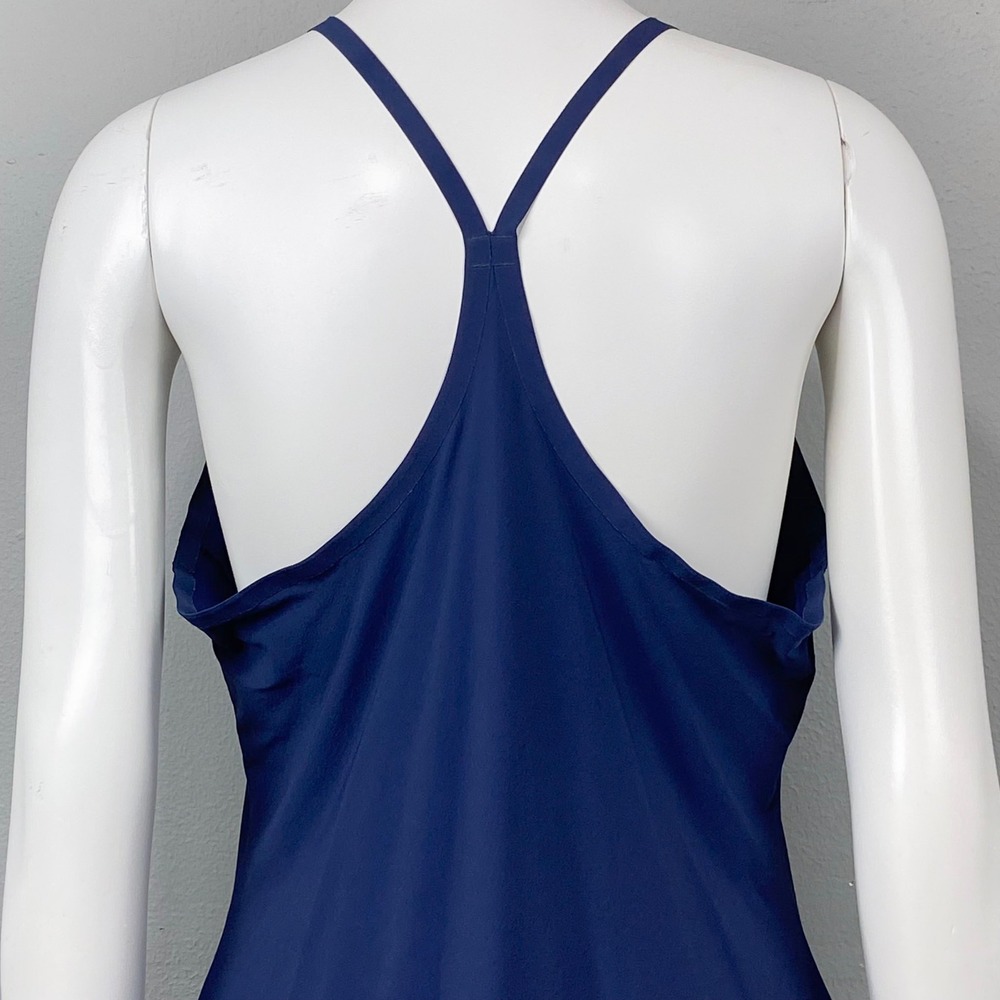 Outdoor Voices Exercise Dress Womens Size L Navy Blue Racerback Shorts Pocket - Picture 8 of 10